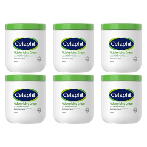 Cetaphil Moisturising Cream 550g Pack of 6