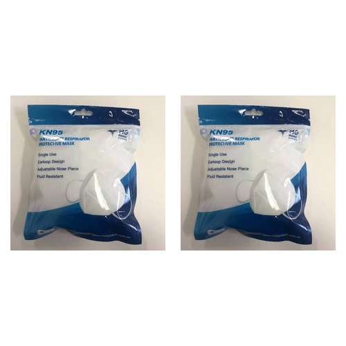 MG KN95 Face Masks 5 Pack Bundle of 2