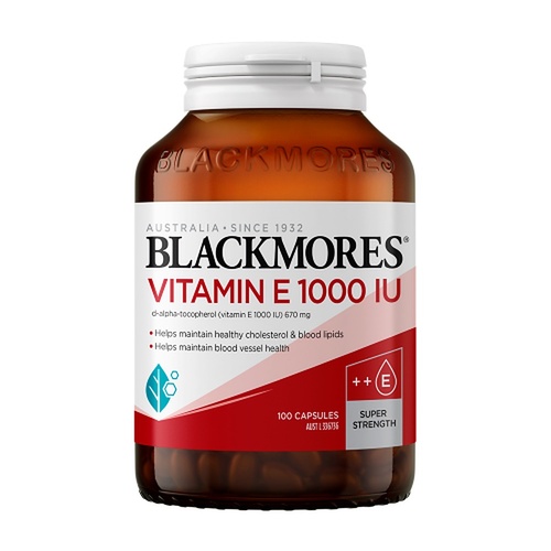 Blackmores Vitamin E 1000 IU 100 Capsules