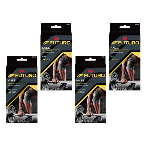 Futuro Sport Knee Support Adjustable Pack of 4