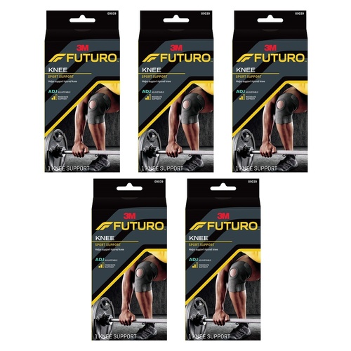 Futuro Sport Knee Support Adjustable Pack of 5