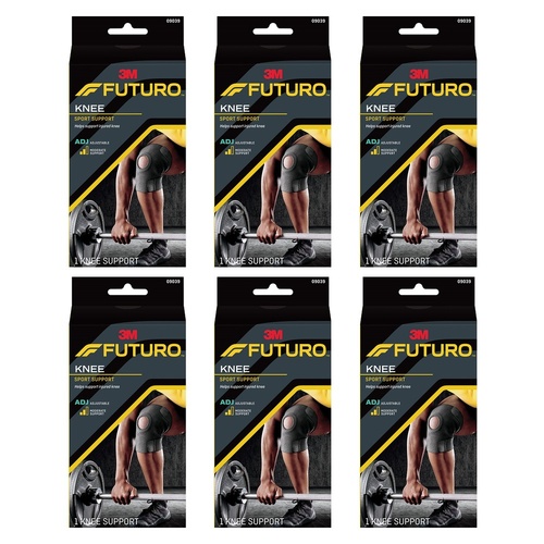 Futuro Sport Knee Support Adjustable Pack of 6