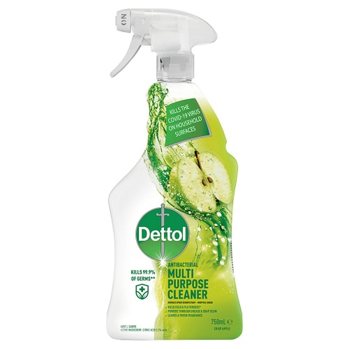 Dettol Antibacterial Multipurpose Cleaner Spray Crisp Apple 750mL