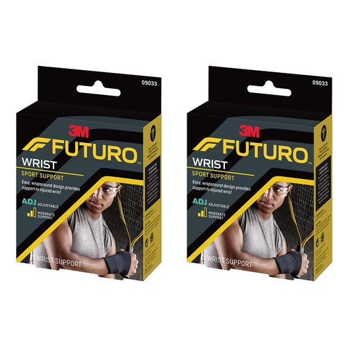 Futuro Sport Wrist Support Adjustable Pack of 2