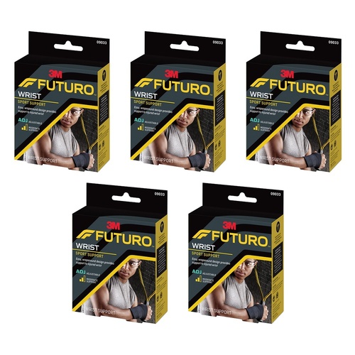 Futuro Sport Wrist Support Adjustable Pack of 5