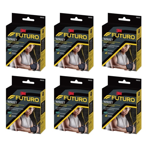 Futuro Sport Wrist Support Adjustable Pack of 6