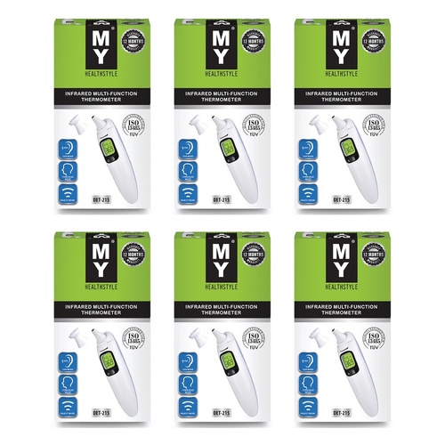 MY Infrared Ear & Forehead Thermometer Pack of 6