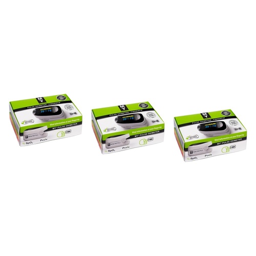 MY Pulse Oximeter Fingertip Pack of 3