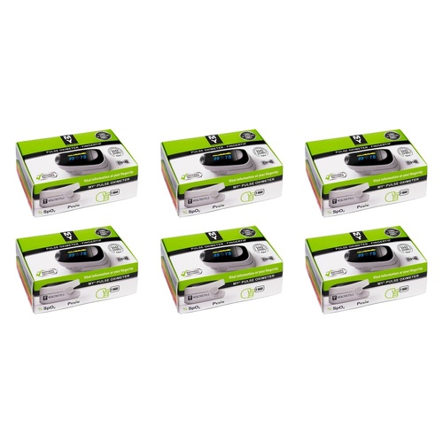 MY Pulse Oximeter Fingertip Pack of 6