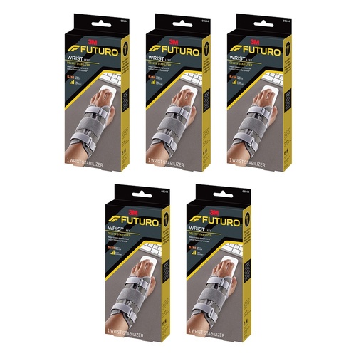 Futuro Deluxe Wrist Stabiliser Left Small/Medium Pack of 5