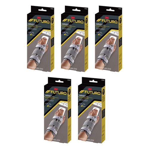 Futuro Deluxe Wrist Stabiliser Left Large/X-Large Pack of 5