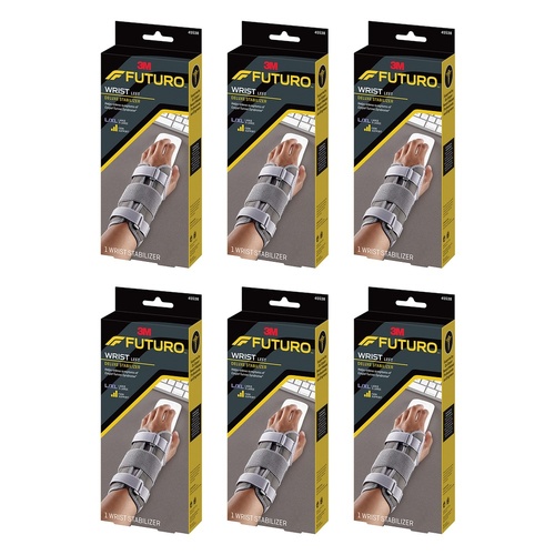 Futuro Deluxe Wrist Stabiliser Left Large/X-Large Pack of 6