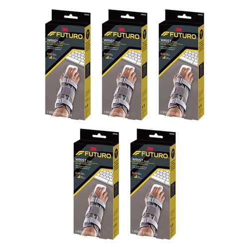 Futuro Deluxe Wrist Stabiliser Right Small/Medium Pack of 5