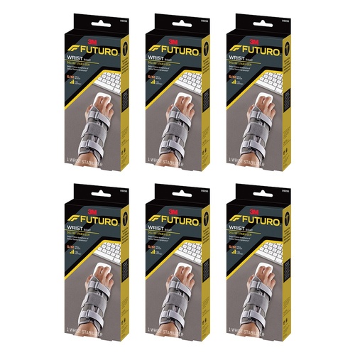 Futuro Deluxe Wrist Stabiliser Right Small/Medium Pack of 6