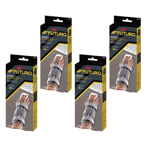 Futuro Deluxe Wrist Stabiliser Right Large/X-Large Pack of 4