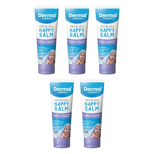 Dermal Therapy Little Bodies Nappy Balm 100g Pack of 5
