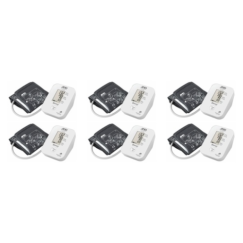 A&D Auto Blood Pressure Monitor with Bluetooth Pack of 6
