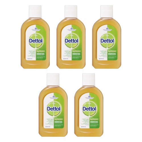Dettol Antiseptic Disinfectant 500mL Pack of 5