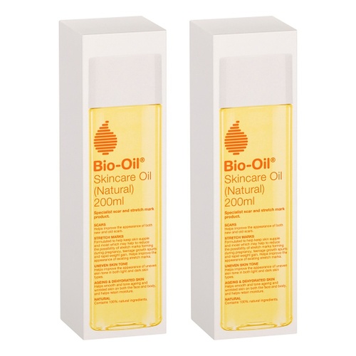 Bio-Oil Skincare Oil Natural 200mL Pack of 2