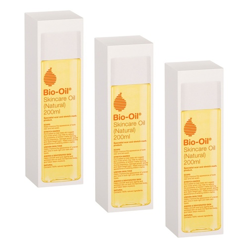 Bio-Oil Skincare Oil Natural 200mL Pack of 3
