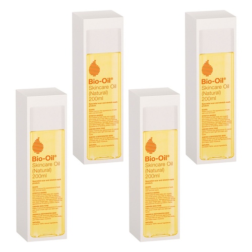 Bio-Oil Skincare Oil Natural 200mL Pack of 4