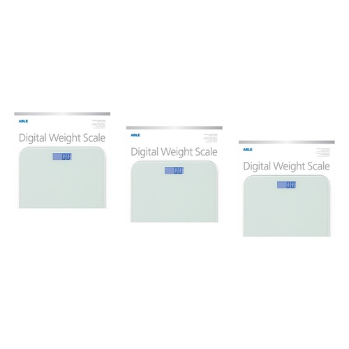 Able Digital Weight Scale Pack of 3
