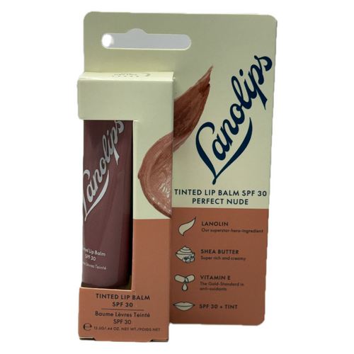 Lanolips Tinted Lip Balm SPF 30 Perfect Nude 12.5g Hydrating Lip Care