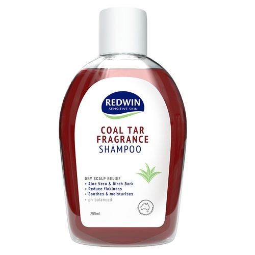 Redwin Coal Tar Fragrance Shampoo 250mL