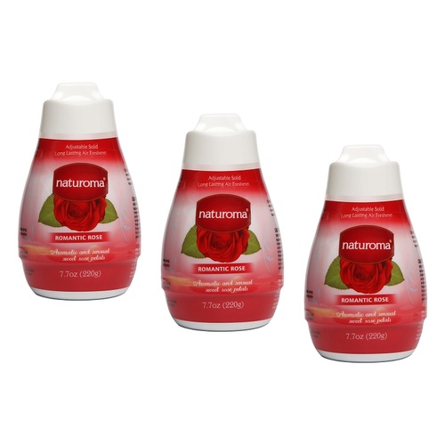 Naturoma Air Freshener Solid Gel Romantic Rose 220g Pack of 3