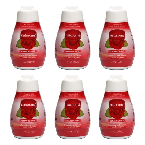 Naturoma Air Freshener Solid Gel Romantic Rose 220g Pack of 6