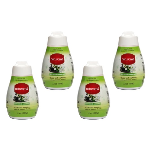 Naturoma Air Freshener Solid Gel Relaxing Jasmine 220g Pack of 4