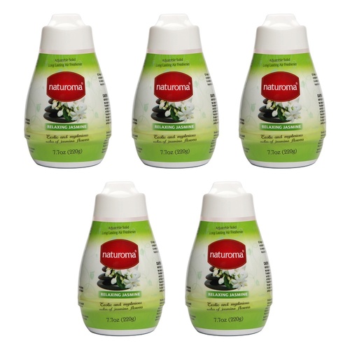 Naturoma Air Freshener Solid Gel Relaxing Jasmine 220g Pack of 5