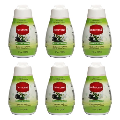 Naturoma Air Freshener Solid Gel Relaxing Jasmine 220g Pack of 6