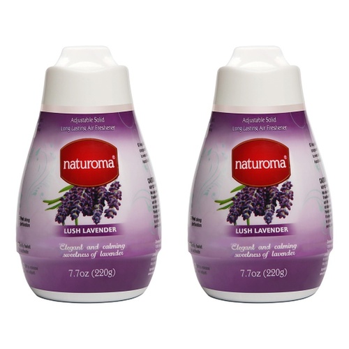 Naturoma Air Freshener Solid Gel Lush Lavender 220g Pack of 2