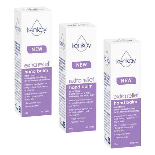 Kenkay Extra Relief Hand Balm 50g Pack of 3