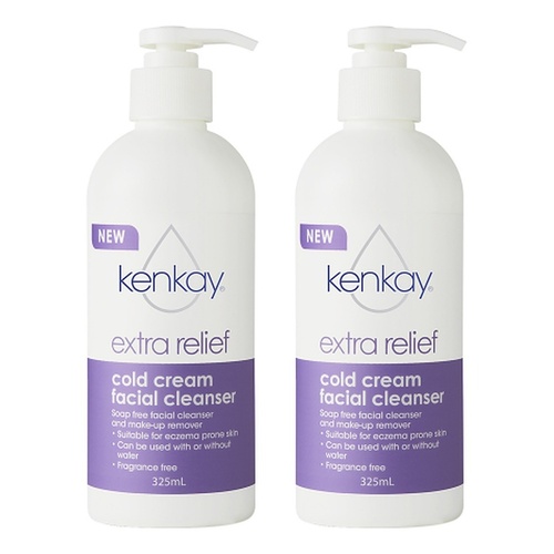 Kenkay Extra Relief Facial Cleanser 325mL Pack of 2