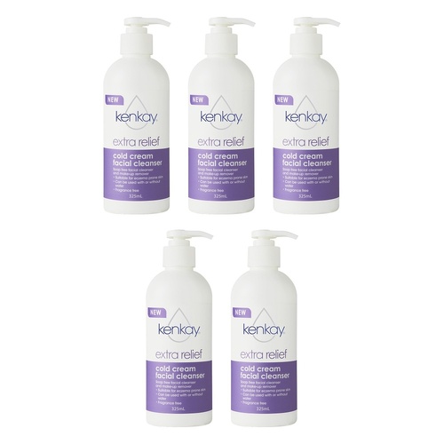 Kenkay Extra Relief Facial Cleanser 325mL Pack of 5