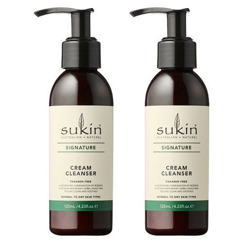 Sukin Cream Cleanser 125mL Pack of 2