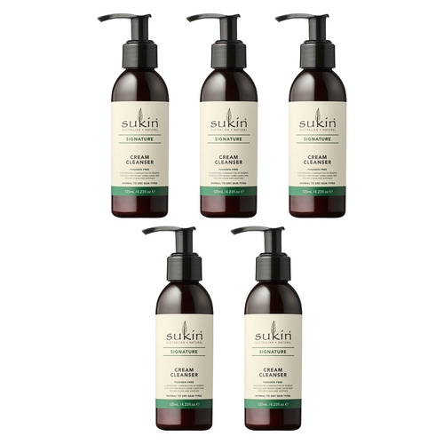 Sukin Cream Cleanser 125mL Pack of 5