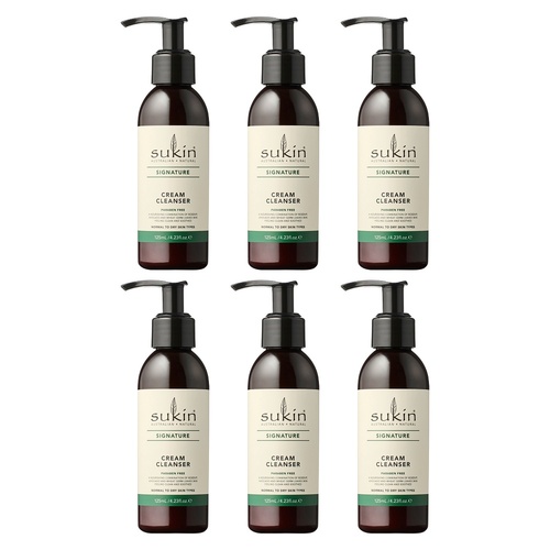 Sukin Cream Cleanser 125mL Pack of 6
