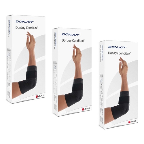 Donjoy Condilax Elastic Elbow Support Large Pack of 3