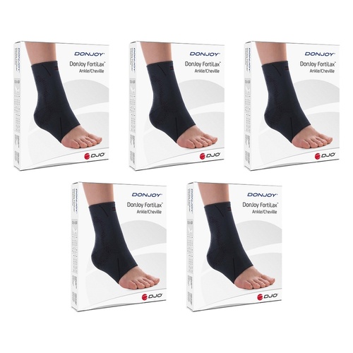 Donjoy Fortilax Elastic Ankle Support Large Pack of 5