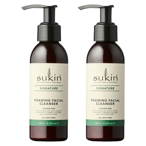 Sukin Foaming Facial Cleanser 125mL Pack of 2