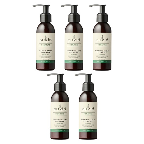 Sukin Foaming Facial Cleanser 125mL Pack of 5