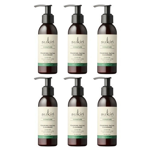 Sukin Foaming Facial Cleanser 125mL Pack of 6