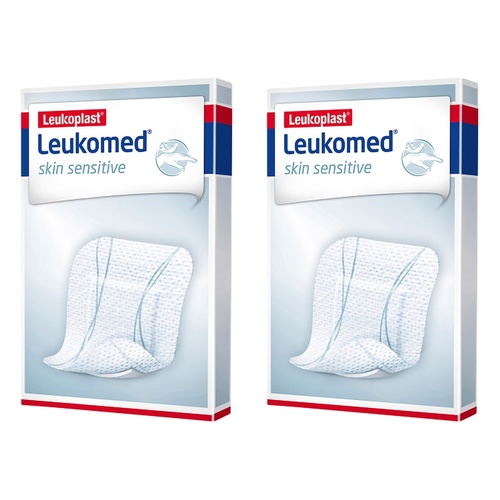 Leuko Leukomed Island Dressing Sterile Post-Op 5cm x 7.2cm 5 Pack Bundle of 2