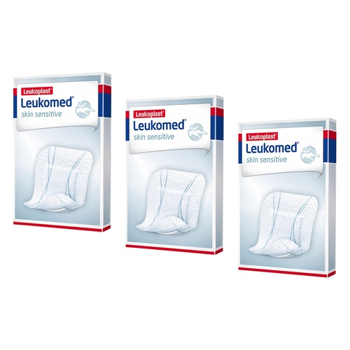 Leuko Leukomed Island Dressing Sterile Post-Op 5cm x 7.2cm 5 Pack Bundle of 3