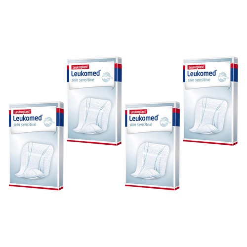 Leuko Leukomed Island Dressing Sterile Post-Op 5cm x 7.2cm 5 Pack Bundle of 4