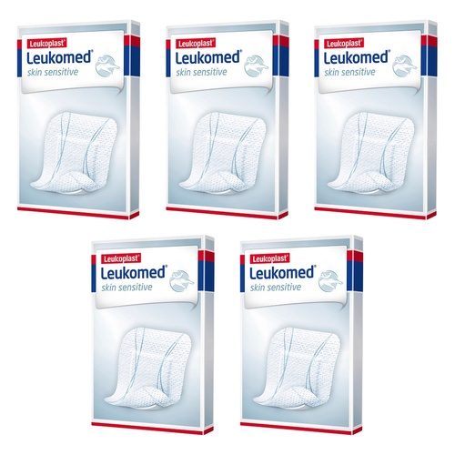 Leuko Leukomed Island Dressing Sterile Post-Op 5cm x 7.2cm 5 Pack Bundle of 5