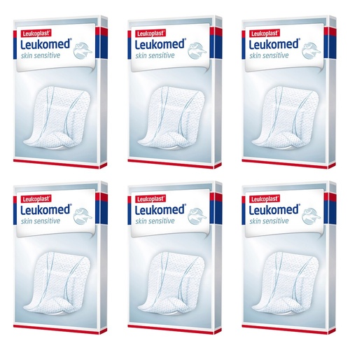 Leuko Leukomed Island Dressing Sterile Post-Op 5cm x 7.2cm 5 Pack Bundle of 6